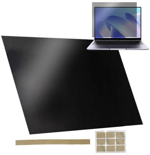 Quzente Laptop Sichtschutz, Anti-Kratzer Laptop Bildschirm Privatsphäre Schild, Anti-Peeping Laptop Sichtschutzfolie Anti-Reflex Folie für Monitor Bildschirm, Entwickelt für Laptops von 10,1 bis 15,6