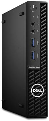 Dell OptiPlex 3080 PC Computer Intel Core i5-10500T@ bis zu 3,8 GHz 16 GB 256 GB SSD mit Windows 11 Pro & GRATIS Bluetooth, WLAN & Antiviren-Software inkl. 12 Monate Garantie (Generalüberholt)