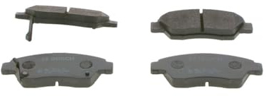 Bosch BP609 - Auto Bremsbeläge vorne - Bosch-Qualität - für leises Bremsen mit wenig Staub - ECE-R90 zertifiziert - kupferfrei - 1 Set mit 4 Bremsbelägen