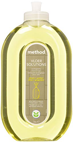 method - Nettoyant Sols sans Eau - Parfum Citron Gingembre - 739 ml - Lot de 2