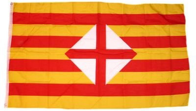 Flagge Fahne Spanien - Barcelona 90 x 150 cm FLAGGENMAE®