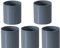 EXCOLO PVC Rohr und Rohrverbinder Ø 50 mm Winkel Kniestück Muffen T-Stück Kappen Fittings (5 x Muffen)