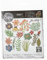 Sizzix Thinlits Stanzschablonen 662700, Tim Holtz, 17Stk, eine Größe, Stahl, Funky Floral#3, 19.1 x 14.4 x 0.4 cm