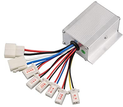 WOOSTAR 24v 250w Contrôleur de Vitesse de Moto Remplacement pour Scooter électrique E Vélo Brosse Moteur