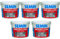 Semin - Enduit de Rebouchage en Pâte Spécial Fissures et Trous de Vis - Intérieur/Extérieur - Seau de 4 kg (Lot de 5)