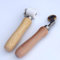 Rouleau de pression en laiton de 6 mm + rouleau de pression à main en téflon blanc (PTFE) résistant aux hautes températures de 28 mm