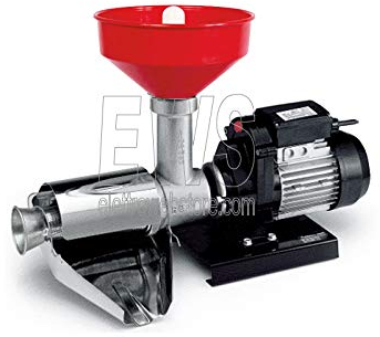 REBER SPREMIPOMODORO 500 WATT accessori inox imbuto in plastica semi-professionale