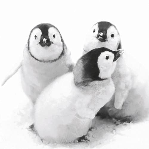 20 Servietten Pinguin Freunde | Tiere | Winter | Weihnachten | Tischdeko 33x33cm