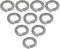 AERZETIX - C48801 - Lot de 10 Rondelles Grower frein ressort - M10 - en acier inoxidable A2 - DIN127 - Bricolage