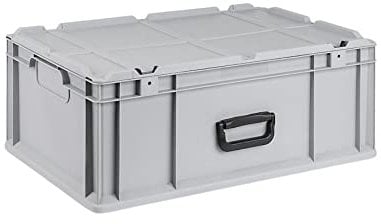PROREGAL Eurobox NextGen Portable | HxBxT 23,5x40x60cm | 44 Liter | Eurobehälter, Transportbox, Transportbehälter, Stapelbehälter