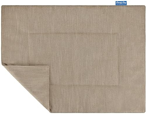 Hundedecke Eco Dog Taupe - waschbar kuschelig nachhaltig hochwertige Qalität Made in Germany - Größe XL