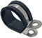 Lumonic 34mm Rohrschellen mit Gummieinlage Edelstahl V2A I Kabelschellen zum Schrauben I Schlauchschelle 34mm, Rohrschellen, Befestigungsschelle 34mm,