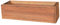 FUNOMOCYA Maceta rectangular de madera, jardineras rústicas con ventana, maceta de madera para plantas al aire libre, verduras, suculentas