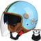 Motorcycle Helmet,Retro 3/4 Open Face Motorcycle Half Helmet with Double Visor, for Men Women Scooter ATV Cruiser Helmet ECE/DOT Approved 13,XL60-61cm
