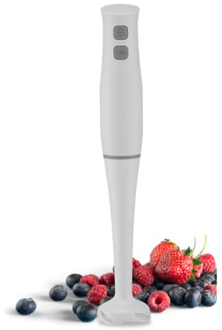 Elektrischer Premium Stabmixer I 400 Watt Power I Pürierstab I Stufenlos I Zerkleinerer I für Babynahrung I Stab Mixer I Küchenmaschine