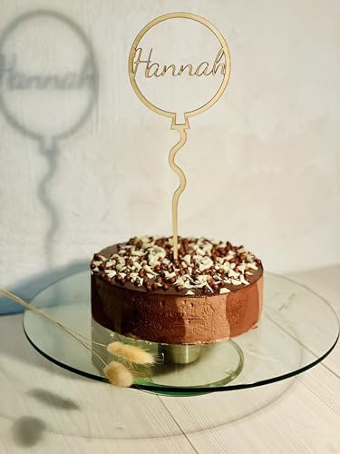 Cake topper Hochzeit Jahrestag Jubiläum Geburtstag Name individualisiert tortenaufstecker Torten Deko Ballon