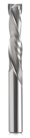 EU_HOZLY Fraise hélicoïdale Up&Down Compression Bit Diamètre de coupe 8 mm, Tige 8 mm, Longueur de coupe 35 mm, Fraise à queue CNC pour sculpture sur bois, gravure, 1 pièce