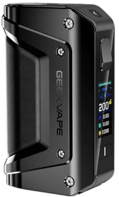 Geekvape Aegis Legend 3 Vape Mod - 5–200W, DTL Vaping, Multiple Modes, IP68 Rating, Waterproof, Dustproof & Shockproof [Requires 2 x 18650 Battery - Sold Separately] No Nicotine [Black]