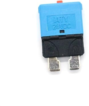 PartyKindom 15 Ampères Réinitialisable Fusible Performance Performapal Réarmable Automobile Fusible Disjoncteur Thermique Le Disjoncteur eurs Voiture Réarmable Balde