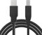 pluX Cable USB B para Focusrite Scarlett, Behringer UMC Series, Yamaha MG Series, Behringer Xenyx, Schiit Modi, Topping D30 2M Negro