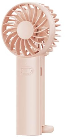 SHYOSUCCE Mini ventilateur manuel avec 3 vitesses réglables, Mini Ventilateur USB portable pour la maison, le bureau, l'extérieur et les voyages (Rose)