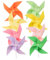 TOYANDONA 8piezas Molinos De Viento De Papel para Juguetes DIY De Colores Mixtos Decoración para Fiestas Al Aire y Infantiles