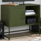Woonisher Meuble TV Jaune Moutarde 100,5x39x60,5 cm Acier Ensemble Meuble TV et Table Basse