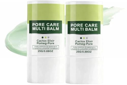 Multi Balm Stick Kaktus Extrakt Feuchtigkeitspflege Haut beruhigend | trockene Haut raue Stellen sofort Pflege Hautglättung Poren optisch verfeinert tägliche Anwendung