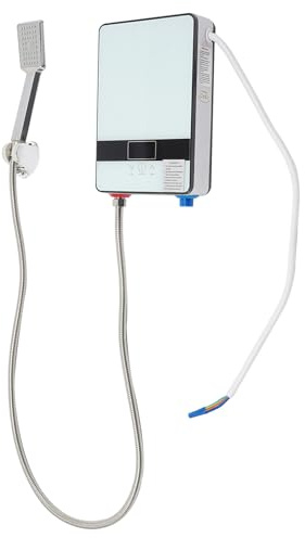Chauffe-Eau Électrique Instantané, 6500W Chauffe-Eau avec Douchette à Main