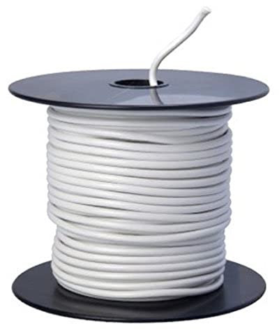 Southwire 55669023 Cable primario, carrete a granel de calibre 14, 100 pies, blanco