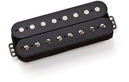 Seymour Duncan Sentient, Neck Humbucker, 8-String, Passive Mount, Uncovered - Black