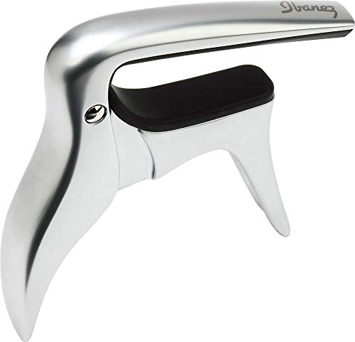 IBANEZ Kapodaster für Akustikgitarren und E-Gitarren - für gewölbte Griffbretter (IGC10)