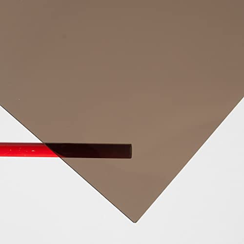 Metacrilato transparente color tabaco - DINA3 de 10 mm