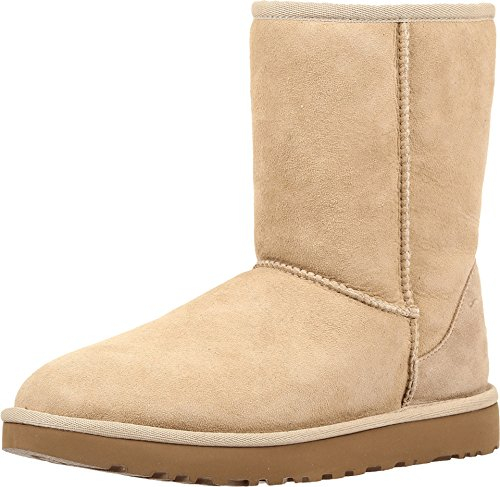 UGG Damen Classic Short Kurzschaft Stiefel, Beige (Sand), 38 EU