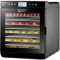 Magic Mill Food Dehydrator Machine (10 Stainless Steel Trays) Digital Adjustable Timer | Temperature Control | Keep Warm Function | Dryer for Jerky, Herb, Meat, Beef, Fruit and To Dry Vegetables