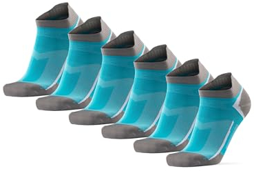DANISH ENDURANCE Low-Cut Sportsocken (Karibik-Blau - 3 Paare, EU 43-47)