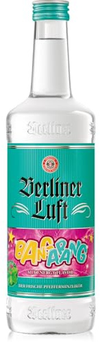 Berliner Luft Bangarang | Kultiger Pfefferminzlikör mit Energy-Flavor | Minze & Energy | Vegan & glutenfrei | Made in Berlin | 18% Vol. | 0,7 L