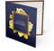 (10 x) Goldene Hochzeit Einladungskarten Goldhochzeit 50 Jahre Einladung - Rosen