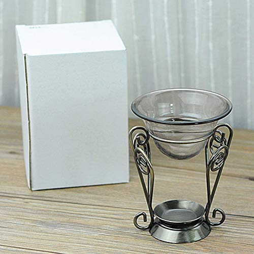 TentHome Aroma Duftlampen Aromatherapie Öllampen Aromalampen Aromabrenner Ölbrenner Metall Aromaofen für ätherische Öle, Teelichthalter Ohne Teelicht (2 Beine)