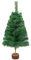 VEYLIN Künstlicher Mini-Weihnachtsbaum mit 80 Spitzen, 60 cm, mit Holzständer