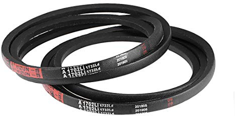 sourcing map A1702 Keilriemen 1702mm Innenumfang 13mm Obere Breite 8mm Dicke A-Profil-Gummiantriebsriemen Zahnriemen Flachriemen 2 Stück
