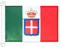 AZ FLAG Bandiera Navale Regno D'Italia Corona 45x30cm - Bandiera Maritima Reale Italiana 30 x 45 cm speciale Nautismo, Padiglione Nautico