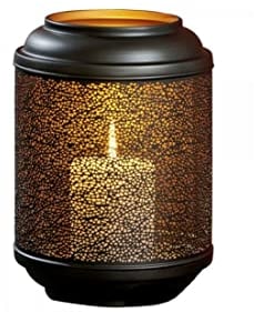 Lambert Windlicht Eisen Bronze-Gold, H 25,5 cm D 18,5 cm