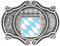 BELTINGER Gürtelschnalle Wappen Bayern 4,0 cm | Buckle Wechselschließe Gürtelschließe 40mm Massiv | Für die Tracht | Altsilber mit Emaille