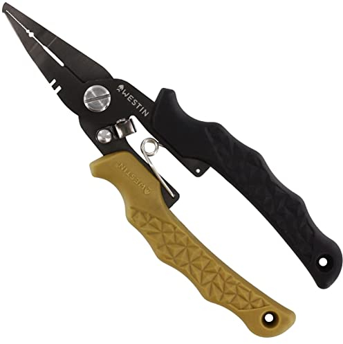 Westin HD Split Ring Plier Large 16cm - Sprengringzange, Anglerzange, Zange für Sprenringe, Werkzeug für Angler