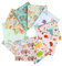 Craftido -24 Optionen- 100% Baumwolle Quiltingstoff Bündel 10pcs Fat Quarters 18x21 (46x53cm) -Mittleres Gewicht 5.2oz- für Quilting, Nähen Projekt, Patchwork, DIY Handwerk - Wild Animal