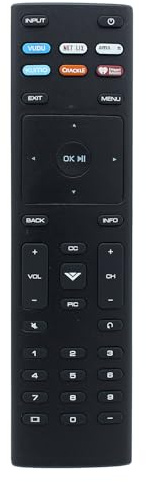 XRT136 Fernbedienung Ersatz für Vizio TV D24F-F1 D32F-F1 D43F-F1 D43F-F1 D50F-F1 E43-E2 E50-E1 E50X-E1 E55-E1 E55-E2 E60-E3 E65-E0 E65 -E1, E6. 5-E3 E70-E3 E75-E1 E75-E3 E80-E3 M50-E1 M55-E0 M65-E0