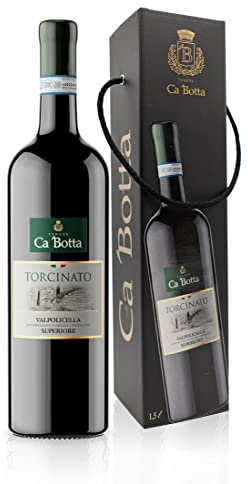 2018 Torcinato Valpolicella DOC Superiore Magnum (1,5 L) in Geschenkpackung - Ca'Botta - Rotwein trocken aus Verona/Valpolicella, Italien