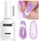 Vishine Gel Nail Polish 16ml/0.54fl oz, Holographic Translucent Lilac 9D Cat Eye Shiny Gel Polish Glitter Soak Off Nail Polish with Magnetic Stick for Nail Art Lilac (M071)
