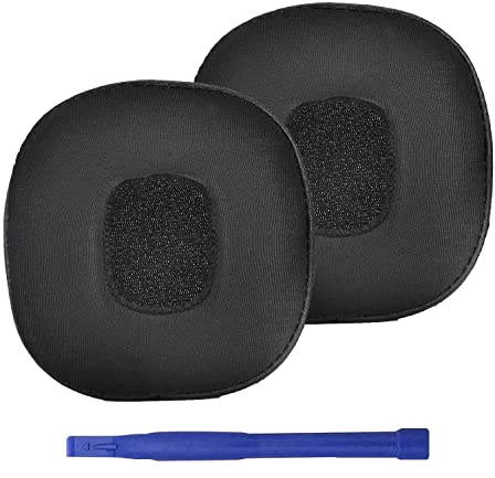 Adhiper Major III - Cuscinetti auricolari compatibili con cuffie Marshall Major III Major IV, con cuscinetti in gel di ghiaccio e memory foam, colore: Nero